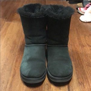 Ugg black classic bow boots
